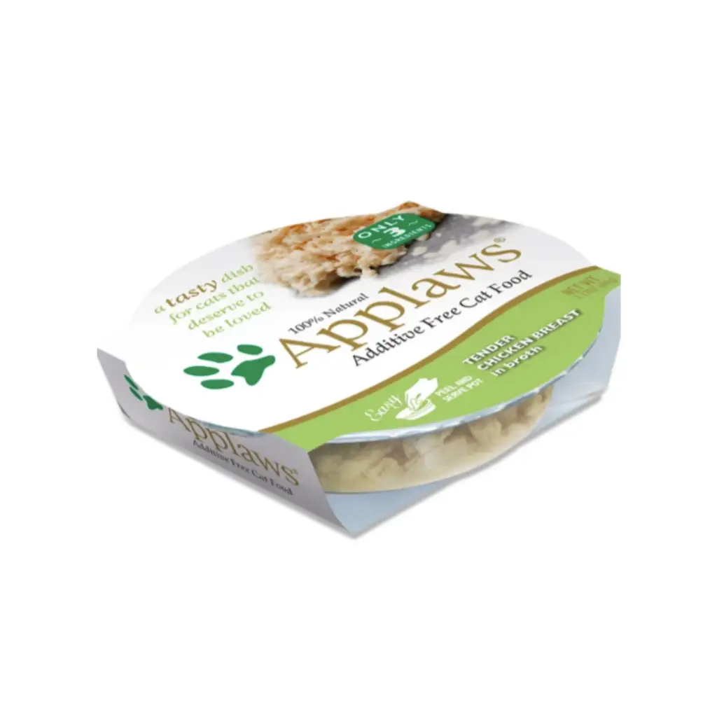 Applaws Cat Pots Tender Chicken Breast in Broth Wet Cat Food, 2.12 Oz