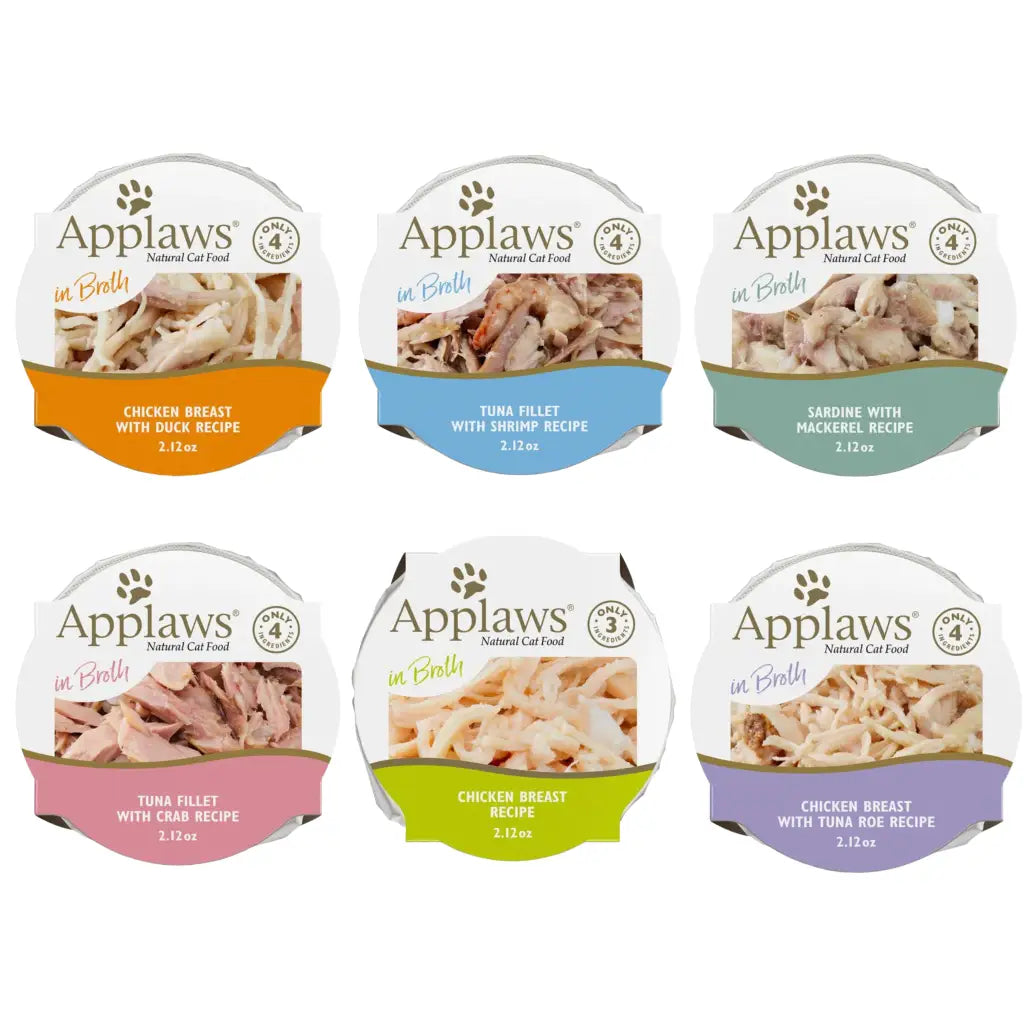 Applaws Cat Pots variety 18 pack, 6 flavor, 2.12-oz each pot