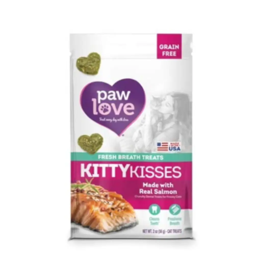 Barkworthies Cat Kitty Kiss Grain Free Salmon 2-OZ Treats - Salmon (2 oz)