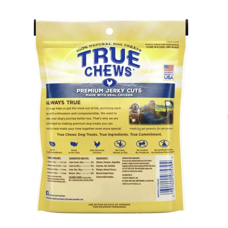 Blue Buffalo True Chews Premium Jerky Cuts Natural Chicken