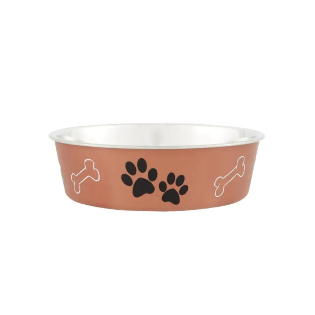 BOWL BELLA METALLIC COPPER LG