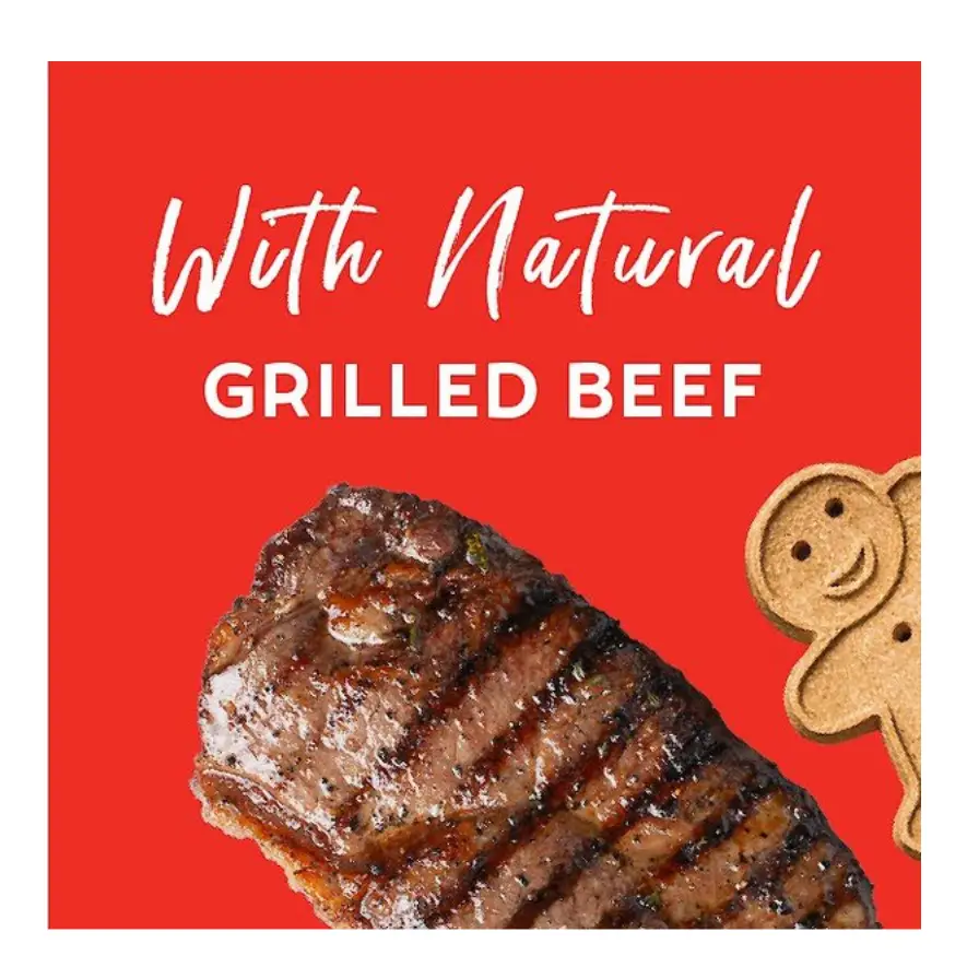 Buddy Biscuits Grain-Free Soft & Chewy with Grilled Beef Dog