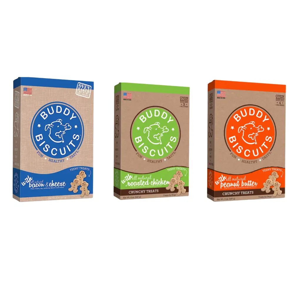 Buddy Biscuits Oven Baked Teeny Treats Variety 3 pack