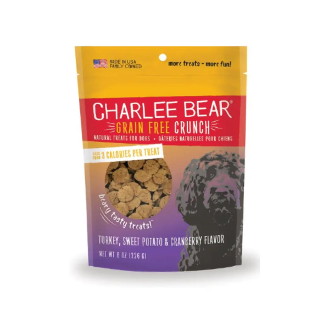 Charlee Bear Grain Free Crunch Dog Treats Variety 3 Pack 8