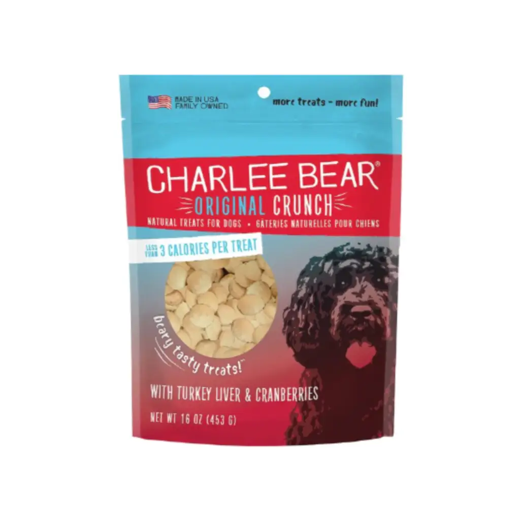 Charlee Bear Original Crunch Dog treats Variety 4 pack - Dog