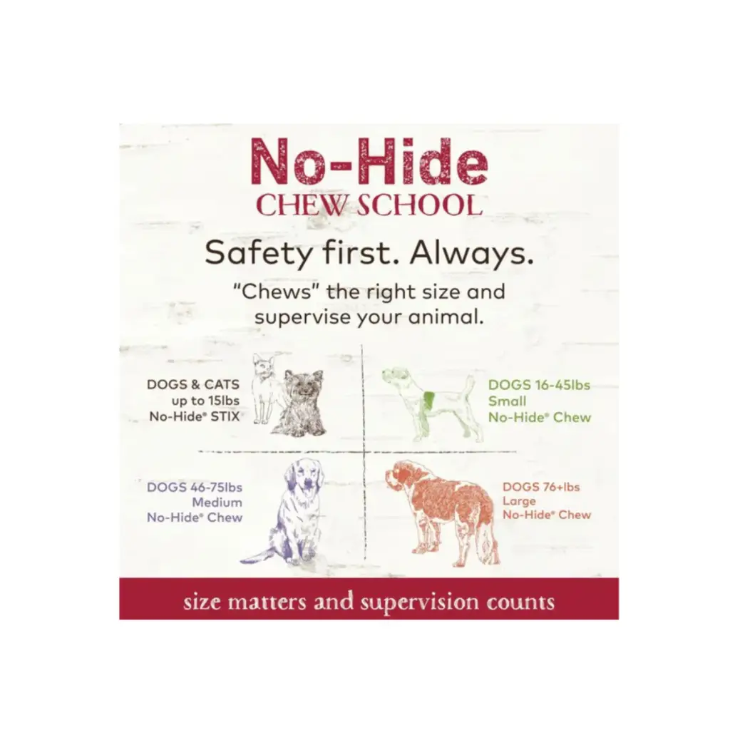Earth Animal No-Hide Long Lasting Natural Rawhide