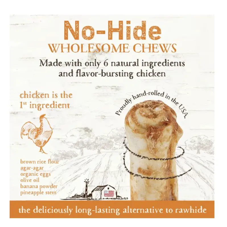 Earth Animal No-Hide Long Lasting Natural Rawhide