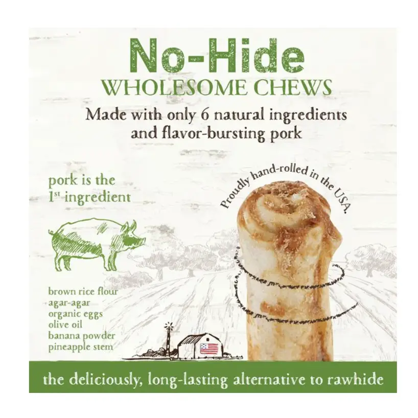 Earth Animal No-Hide Long Lasting Natural Rawhide