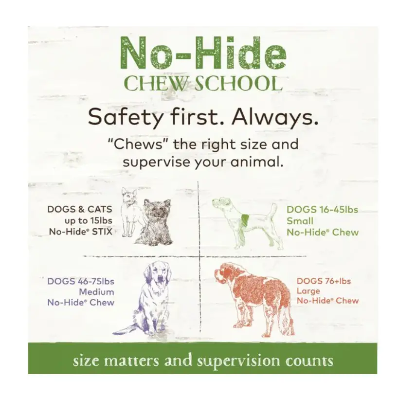 Earth Animal No-Hide Long Lasting Natural Rawhide