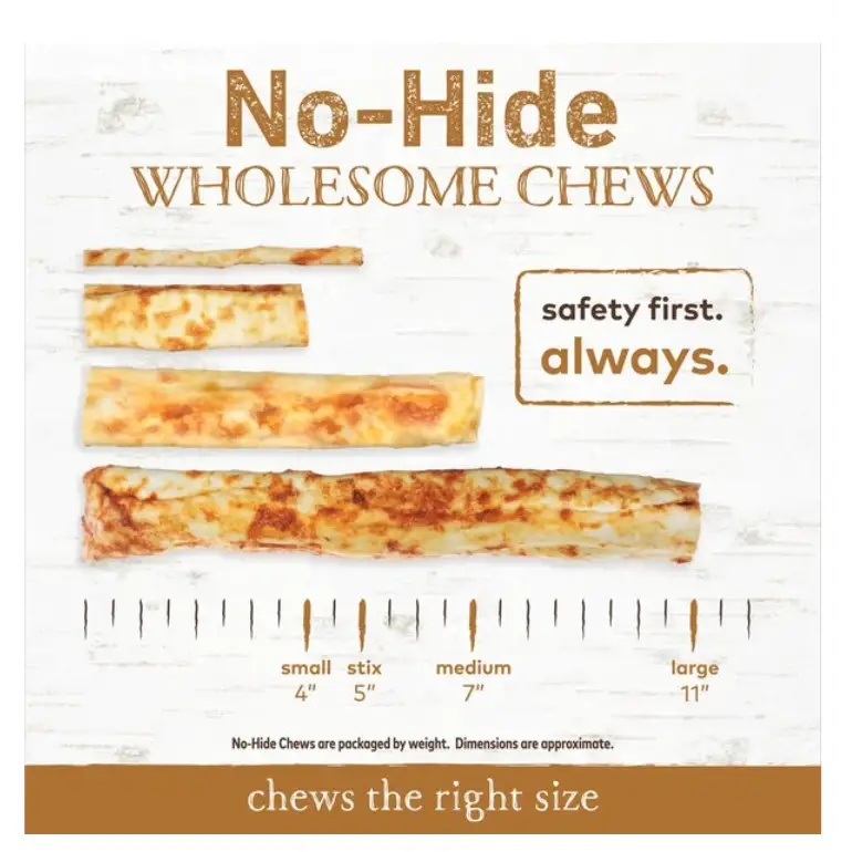 Earth Animal No-Hide Long Lasting Natural Rawhide