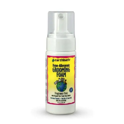 Earthbath Hypo-Allergenic Waterless Grooming Foam for Cats &