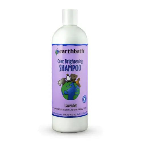 Earthbath Light Color Coat Brightening Lavender Dog & Cat Shampoo, 16-oz bottle