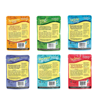 Earthborn Holistic Grain Free Wet Cat Food Pouches 6 Flavors