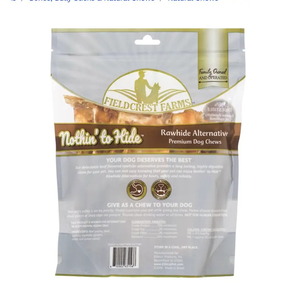 Fieldcrest Farms Nothin’ To Hide Rawhide Alternative Premium