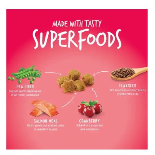 Fruitables Salmon & Cranberry Flavor Crunchy Cat Treats 2.5