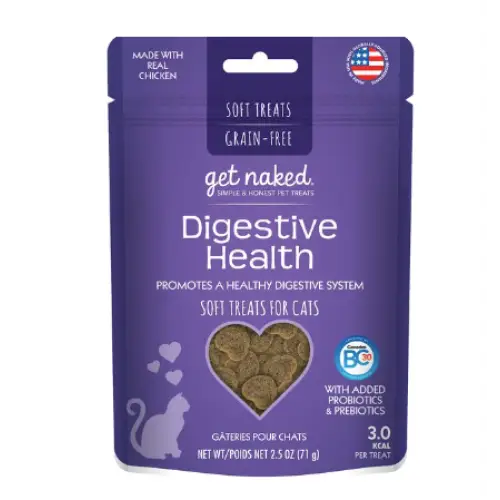Get Naked Digestive Health Soft Cat Treats, 2.5-oz bag