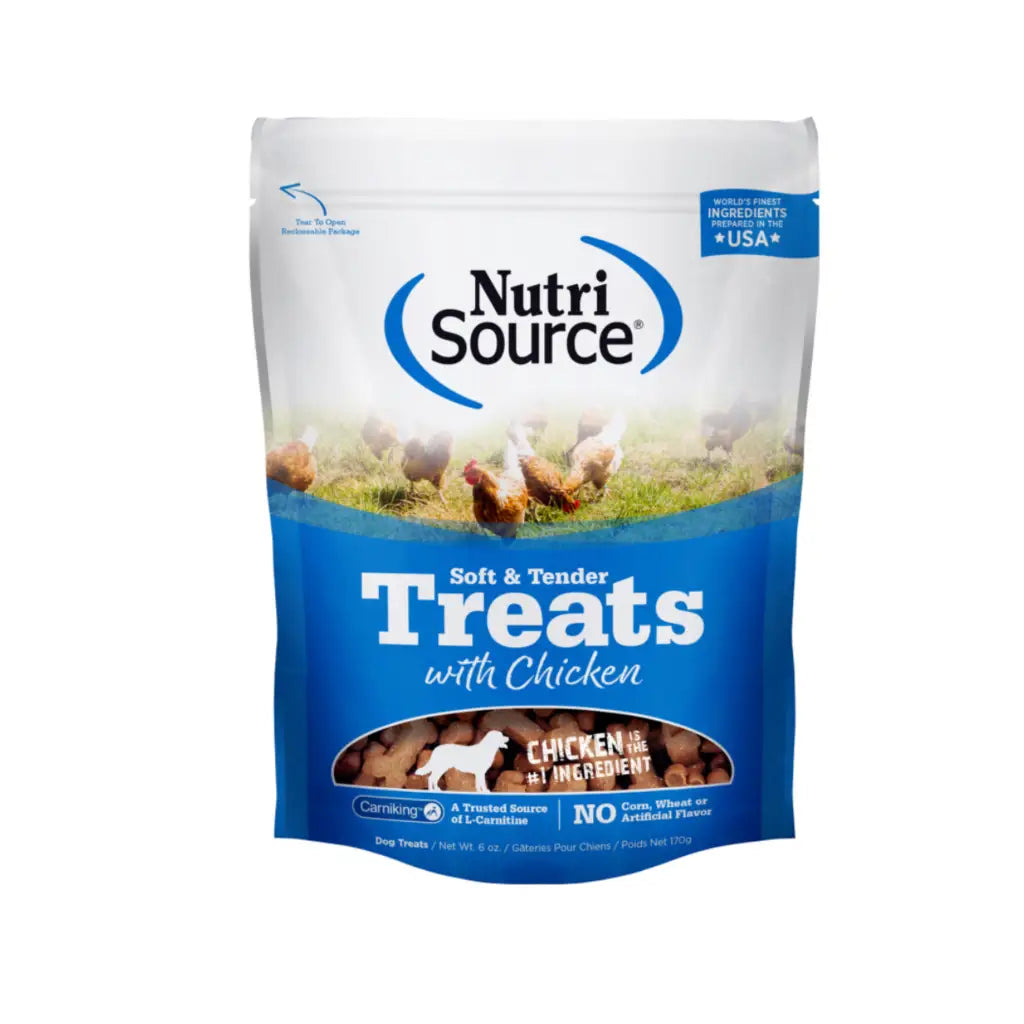Nutrisource Soft & Tender Chicken Dog Treats 6-OZ