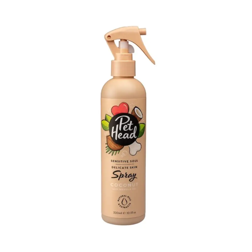 Pet Head Sensitive Soul Delicate Skin Spray for Dogs Coconut with Marula Oil 10-oz