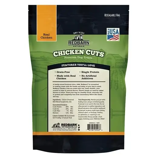 RedBarn Chicken Cuts Premium Dog Treats 8oz - Dog Treats