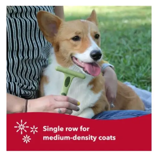 Safari Dog Single Row Undercoat Rake Large - Dog Combs &