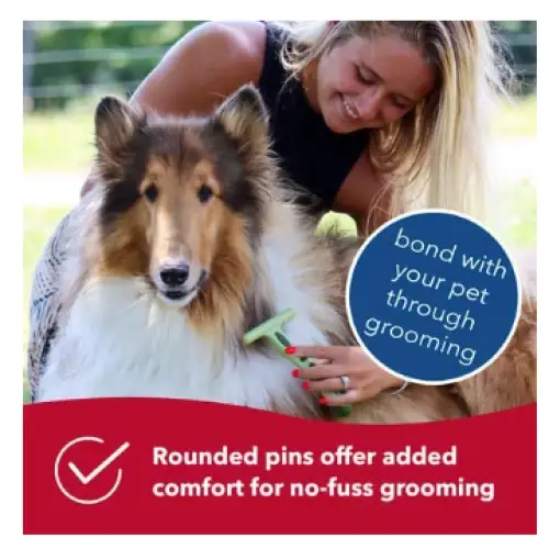 Safari Dog Single Row Undercoat Rake Large - Dog Combs &