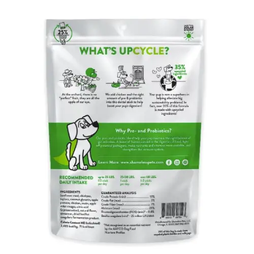 Shameless Pets A Cluck A Day Chicken & Apple Flavor Dental
