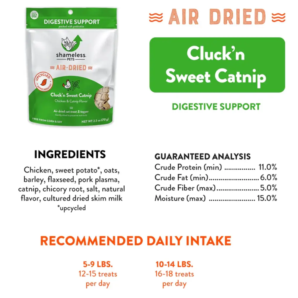 Shameless Pets Air-Dried Cat Treat Variety 3 pack 2.5-oz bag