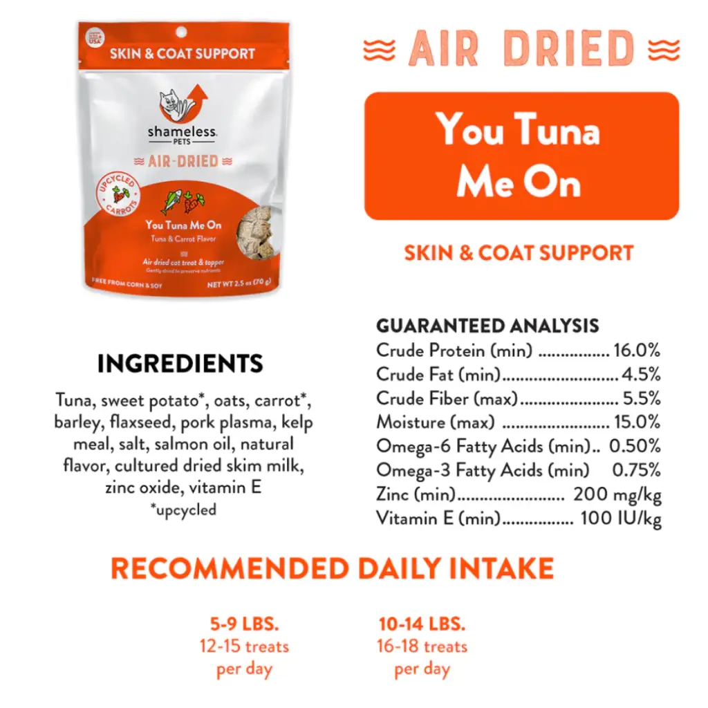 Shameless Pets Air-Dried Cat Treat Variety 3 pack 2.5-oz bag