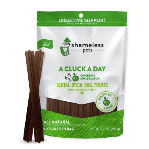 Shameless Pets Dental Dog Treats variety 4 pack 8 count each