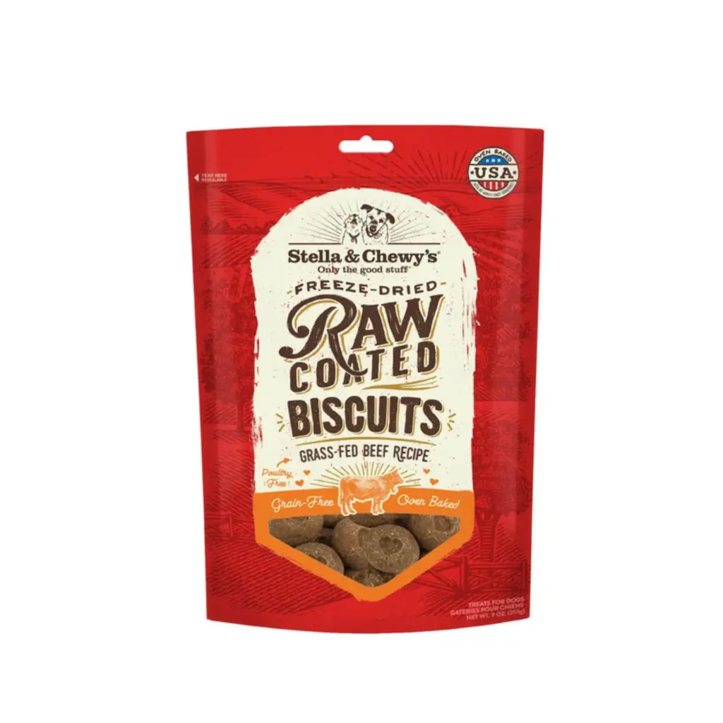Stella & Chewy’s Raw Coated Biscuits Freeze-Dried Grain-Free