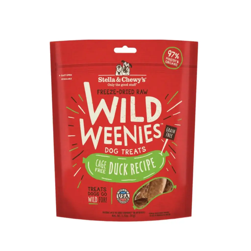 Stella & Chewy’s Wild Weenies Freeze-Dried Raw Dog Treats
