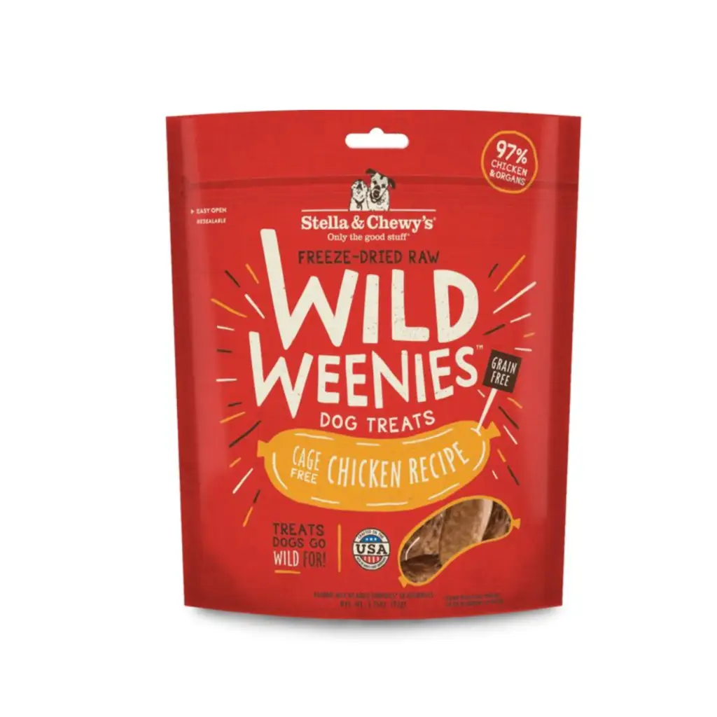 Stella & Chewy’s Wild Weenies Freeze-Dried Raw Dog Treats