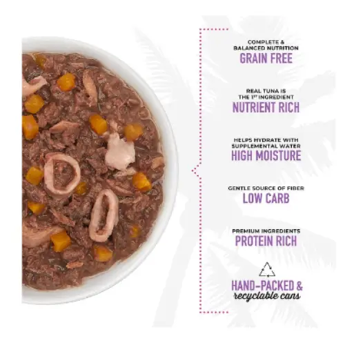 Tiki Cat Aloha Friends Tuna Calamari & Pumpkin Wet Cat Food