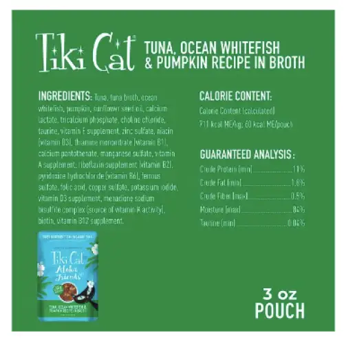Tiki Cat Aloha Friends Tuna with Ocean Whitefish & Pumpkin