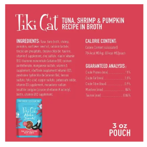 Tiki Cat Aloha Friends Tuna with Shrimp & Pumpkin Grain-Free