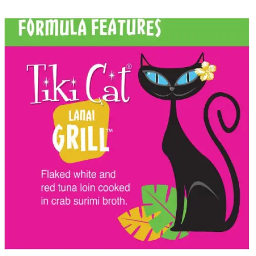 Tiki Cat Lanai Grill Tuna Crab Surimi Wet Cat Food 2.8oz