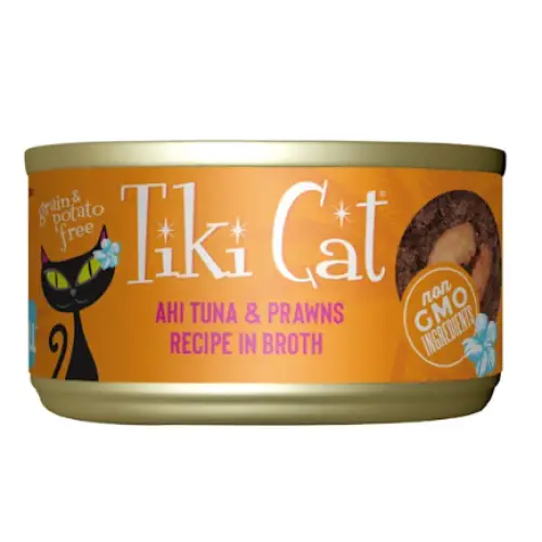 Tiki Cat Manana Grill Ahi Tuna Prawns Wet Cat Food 2.8oz
