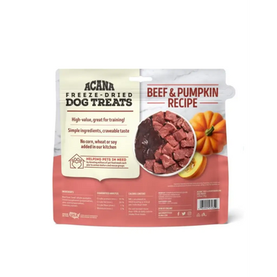 ACANA Singles Beef & Pumpkin Formula Grain-Free Freeze-Dried Dog Treats 1.25-oz bag