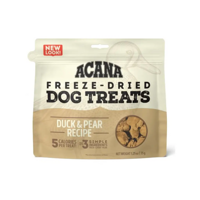 ACANA Singles Duck & Pear Formula Grain-Free Freeze-Dried Dog Treats
