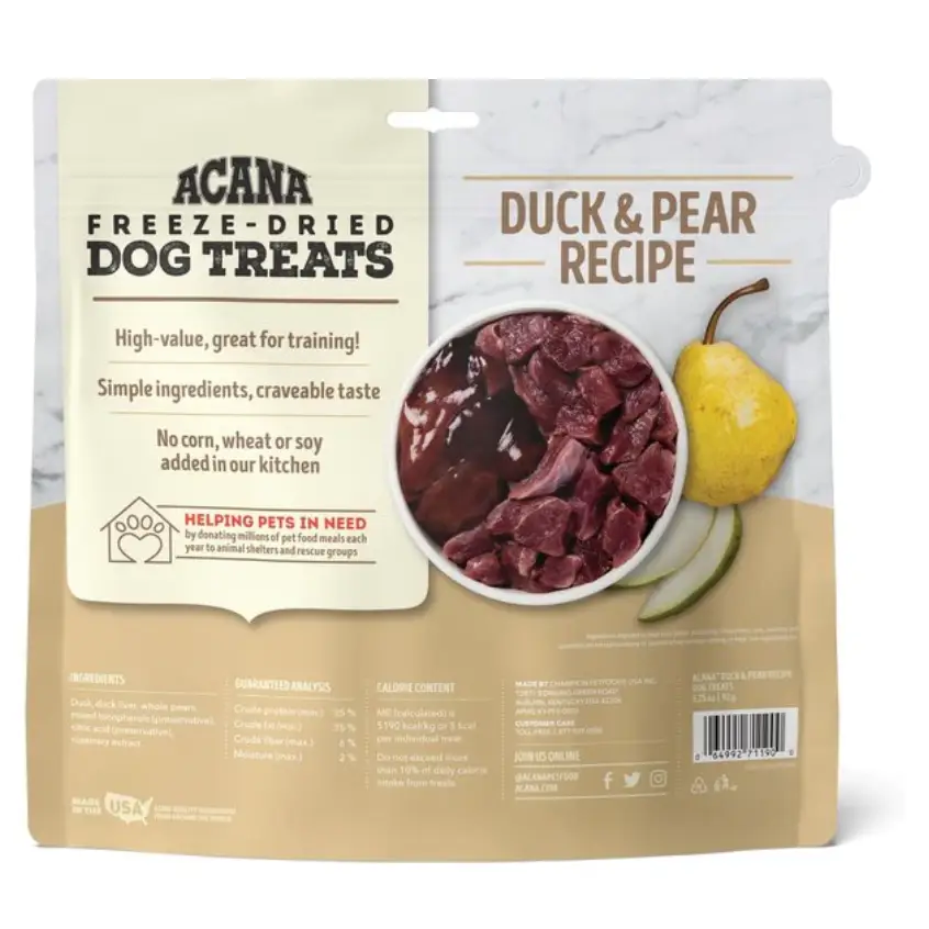 ACANA Singles Duck & Pear Formula Grain-Free Freeze-Dried