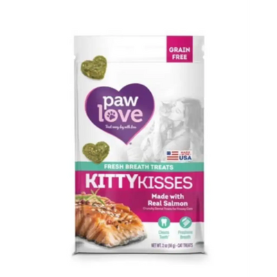 Barkworthies Cat Kitty Kiss Grain Free Salmon 2-OZ Treats - Salmon (2 oz)