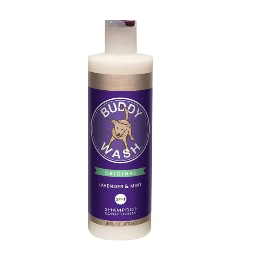 Buddy Wash Original Lavender & Mint Dog Shampoo & Conditioner 16-oz bottle