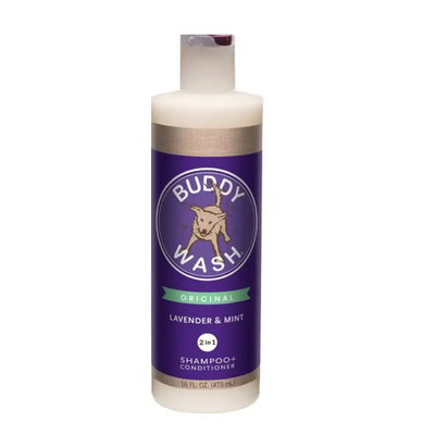 Buddy Wash Original Lavender & Mint Dog Shampoo & Conditioner 16-oz bottle
