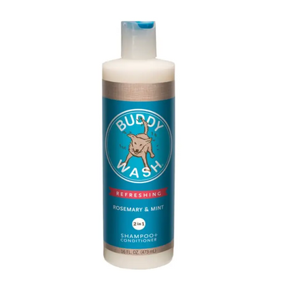 Buddy Wash Refreshing Rosemary & Mint Dog Shampoo & Conditioner 16-oz bottle