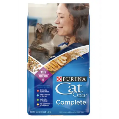 Cat Chow Complete Dry Cat Food, 3.15-lb bag