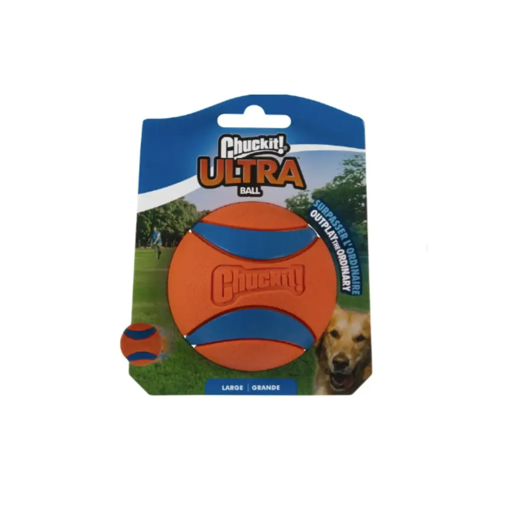 Chuckit! Ultra Rubber Ball Tough Dog Toy LARGE