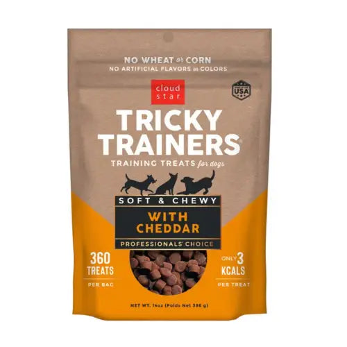 Cloud Star Chewy Tricky Trainers Cheddar Flavor Dog Treats