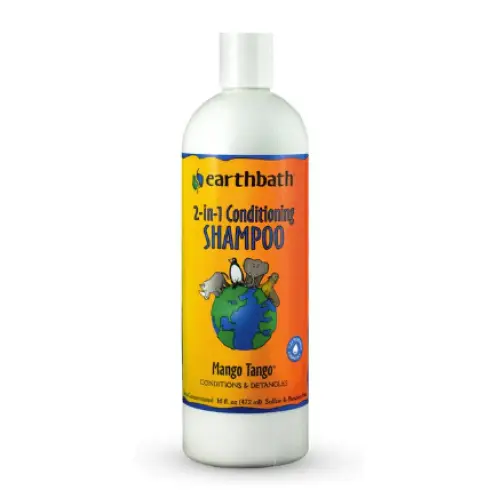 Earthbath 2-in-1 Mango Tango Conditioning Dog & Cat Shampoo, 16-oz bottle