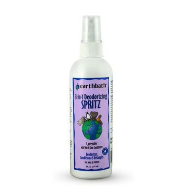Earthbath Lavender 3-in-1 Deodorizing Spritz for Pets, 8 fl. oz.