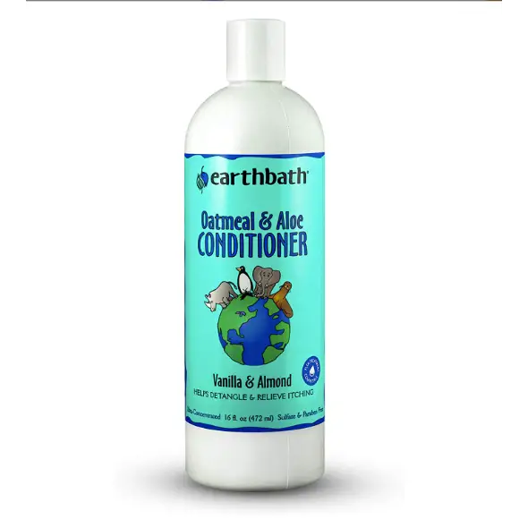 Earthbath Oatmeal & Aloe Dog & Cat Conditioner, 16-oz bottle